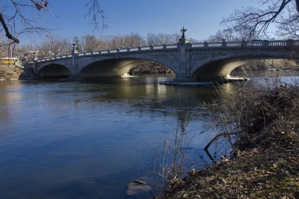 Main Street bridge crossing the St. Joseph's River